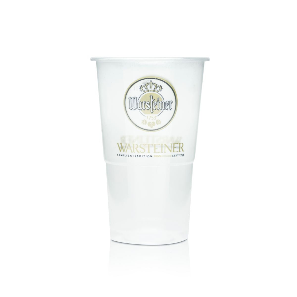 74x Warsteiner Bier Glas 0,3l Becher Einweg altes Logo neu – Ansicht 2
