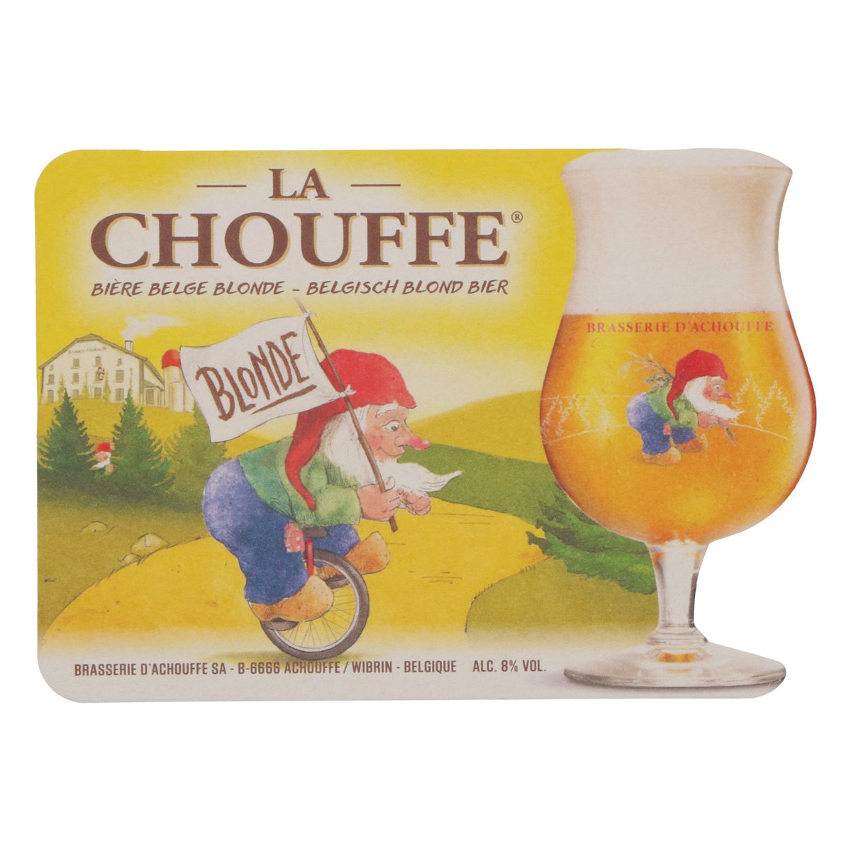75x Brasserie D'Achouffe Bier Bierdeckel Untersetzer Glasuntersetzer "Blonde" – Ansicht 3