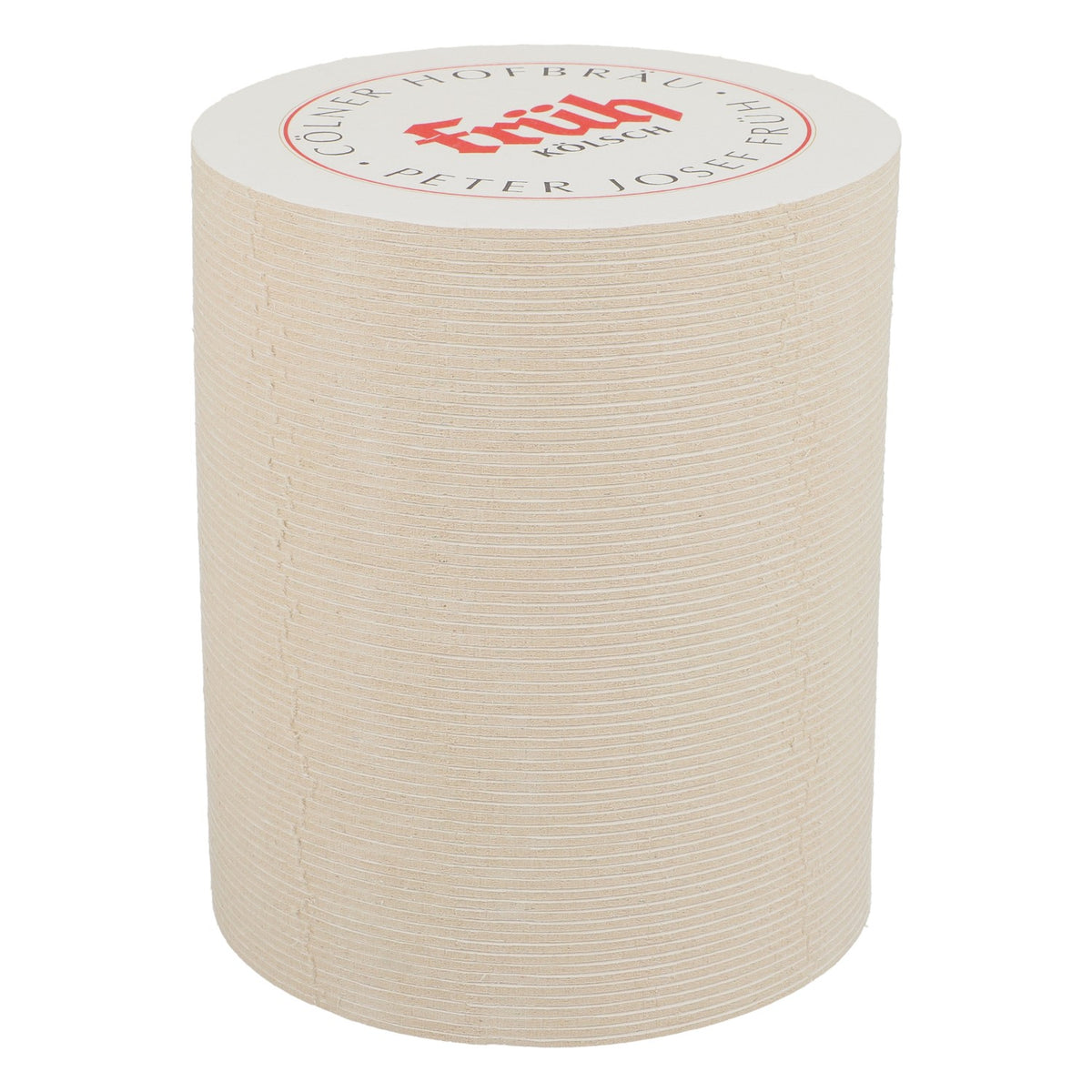 75x Früh Kölsch Bier Untersetzer Bierdeckel 10,6 cm Durchmesser nur Schriftzug – Ansicht 2