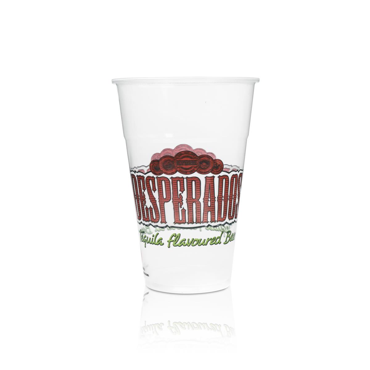80x Desperados Bier Becher 0,4l Einweg – Ansicht 2