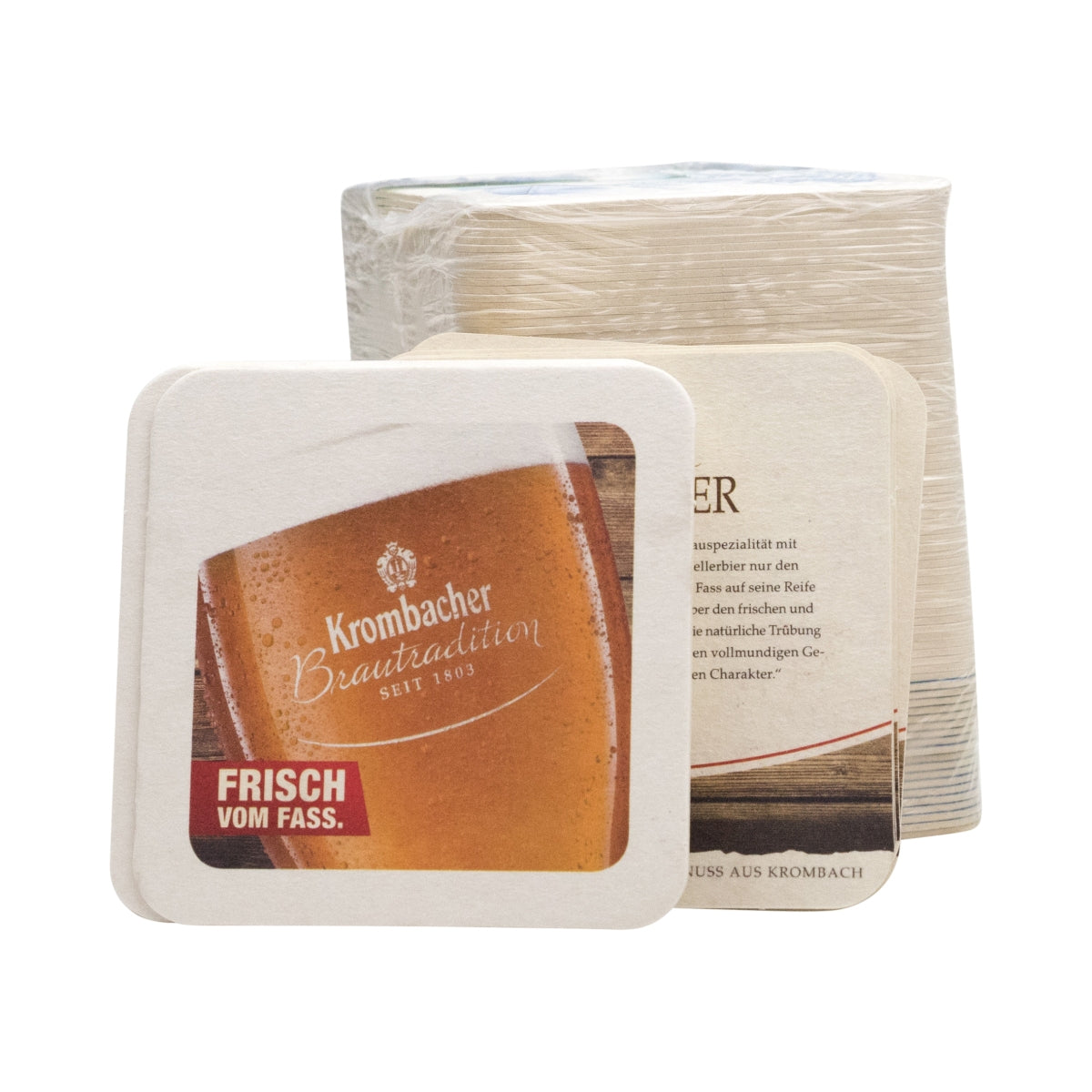 80x Krombacher Bier Bierdeckel Brautradition Kellerbier – Ansicht 3