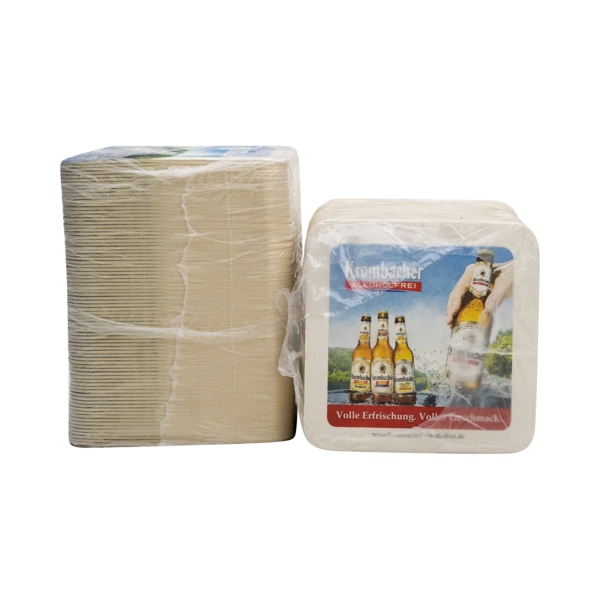80x Krombacher Bier Bierdeckel Weizen Alkoholfrei – Ansicht 2