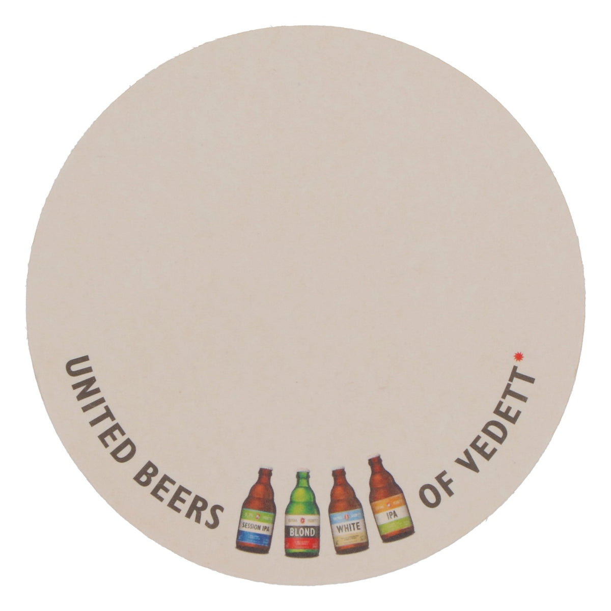 80x Vedett Bier Bierdeckel Untersetzer Glasuntersetzer Blau/ rot/ orange – Ansicht 4