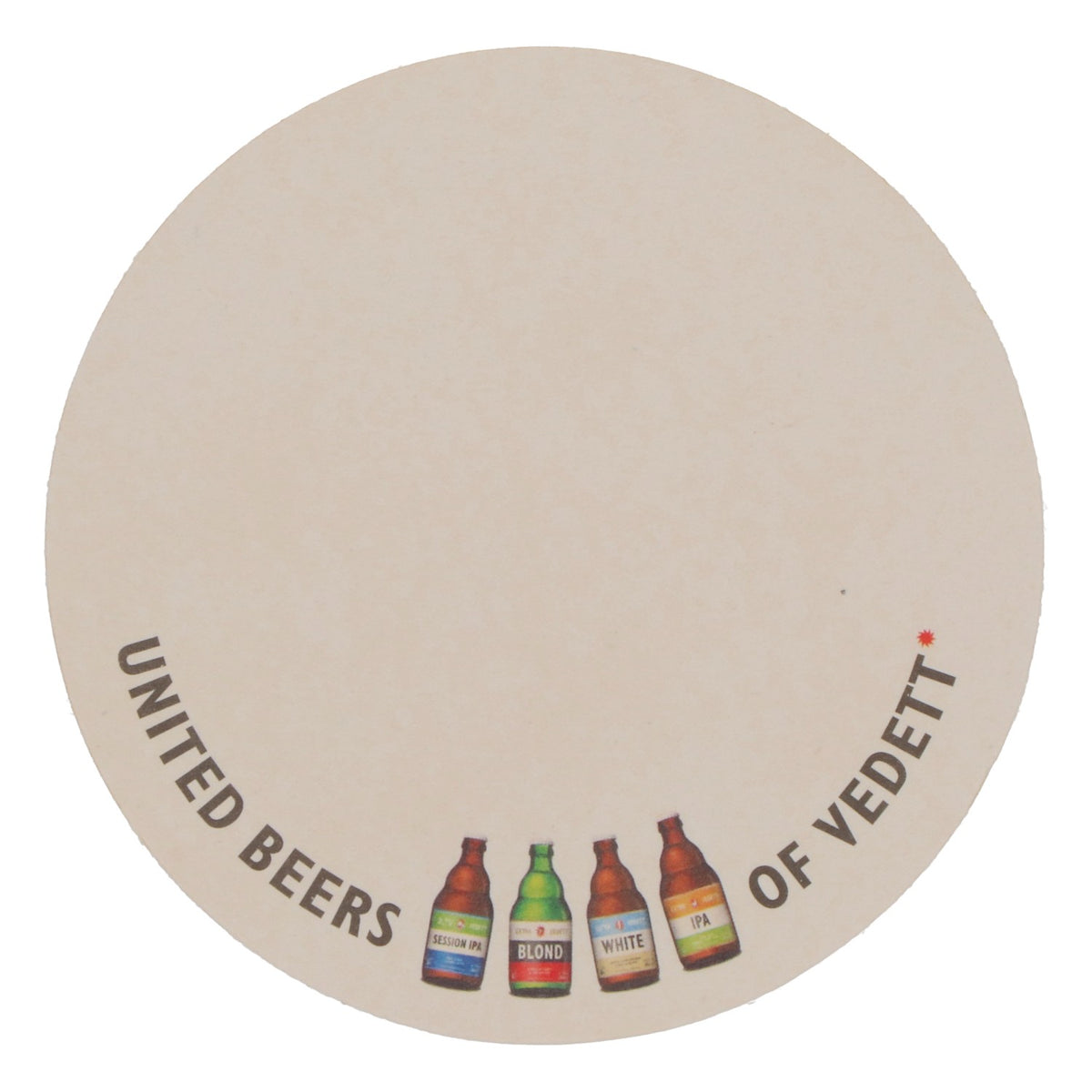 80x Vedett Bier Bierdeckel Untersetzer Glasuntersetzer Blau/ orange/ gelb – Ansicht 3