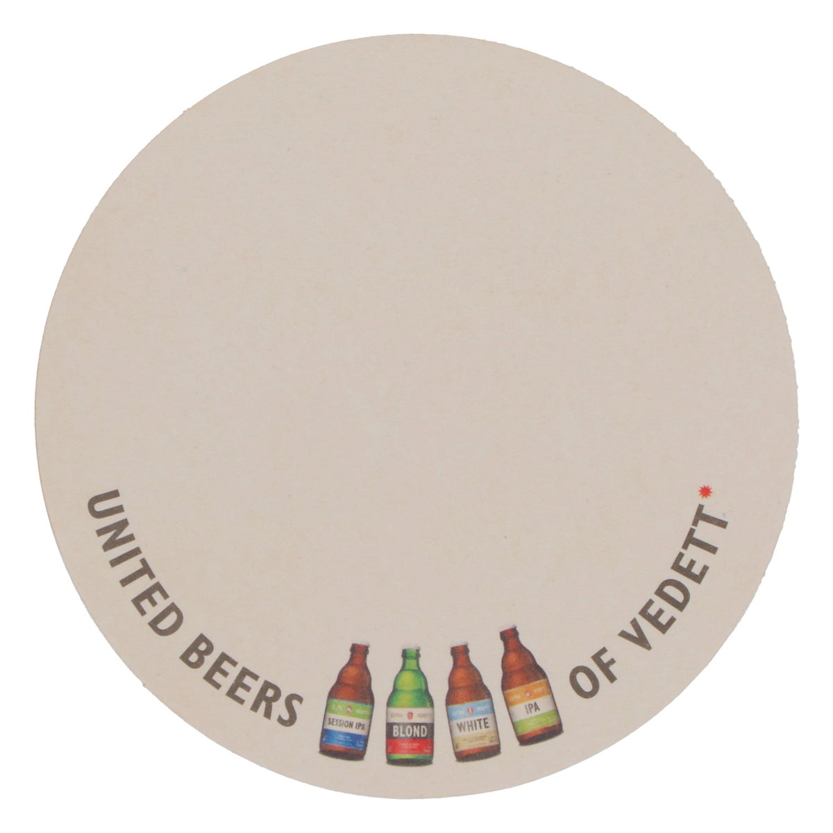 80x Vedett Bier Bierdeckel Untersetzer Glasuntersetzer Grün/ schwarz/ gelb – Ansicht 4