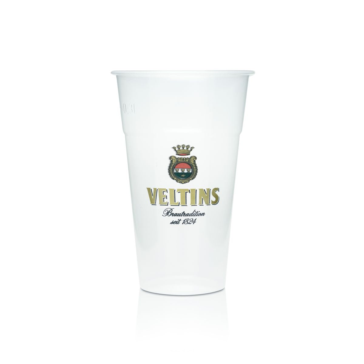 80x Veltins Bierglas 0,3l Kunststoff Einwegbecher Bierbecher Plastikbecher – Ansicht 2