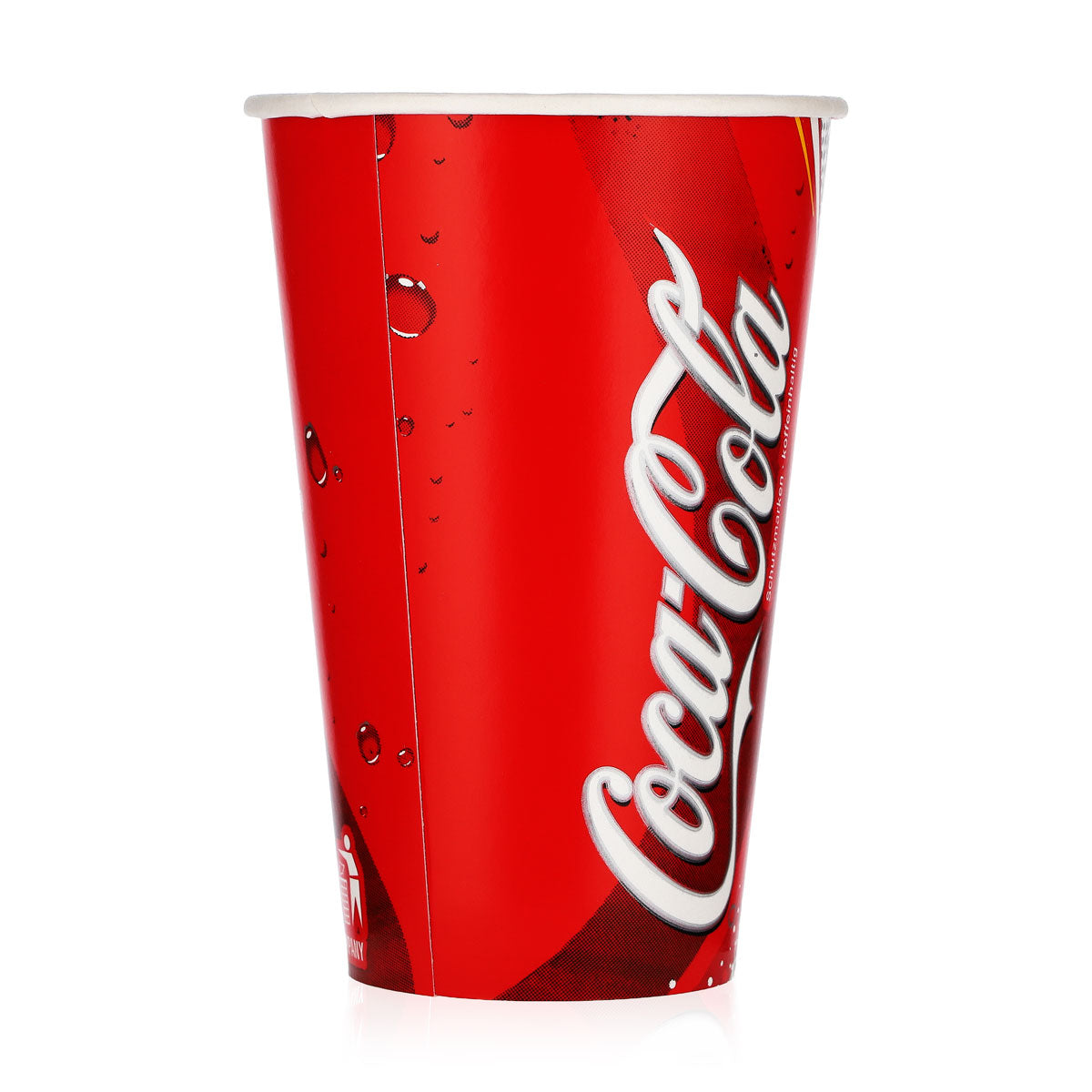 85x Coca Cola Softdrink Glas 0,3l Pappbecher Papier Einwegbecher (85er Set) – Ansicht 2