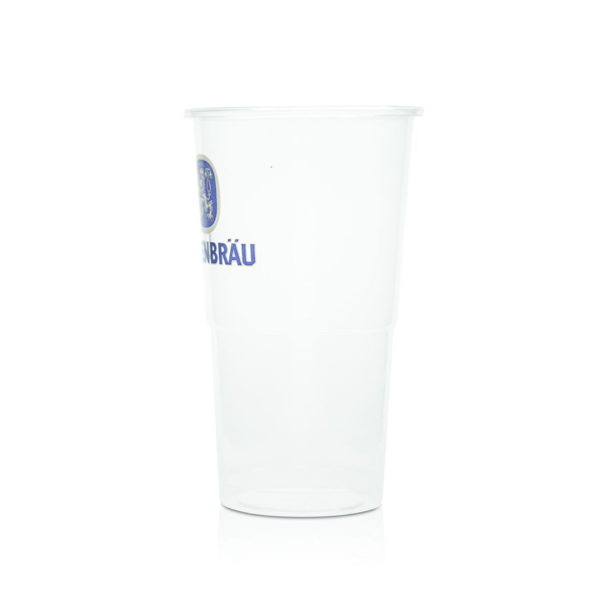 90x Löwenbräu Plastikbecher Einweg Bierglas 0,3l Kunststoffbecher Party Fest – Ansicht 3