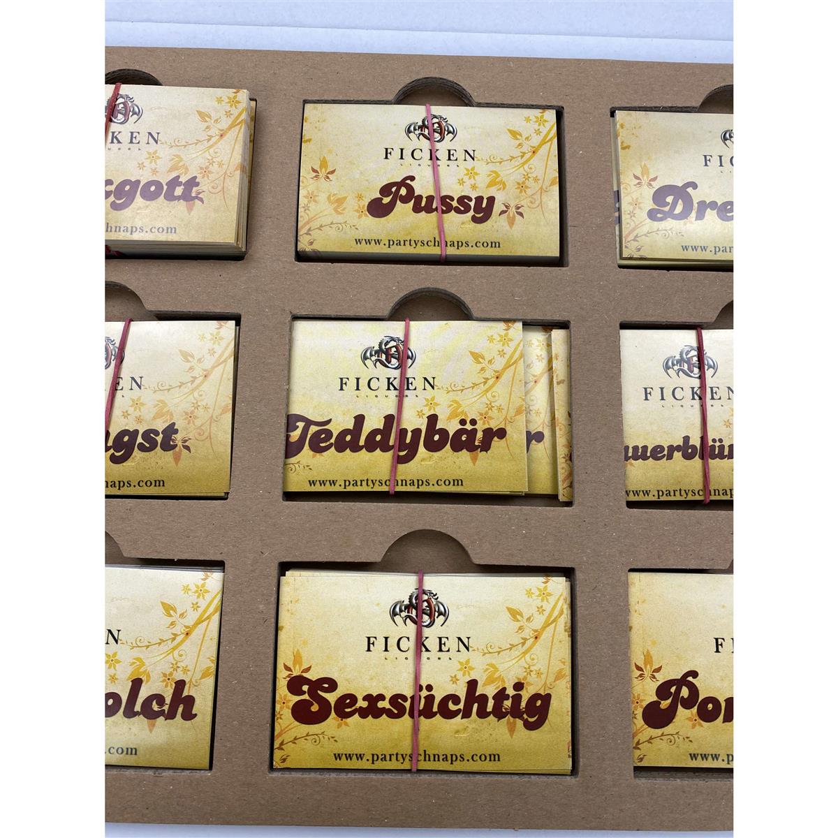 9x Ficken Likör Aufkleber Frauen 30er Sets Sprüche – Ansicht 5