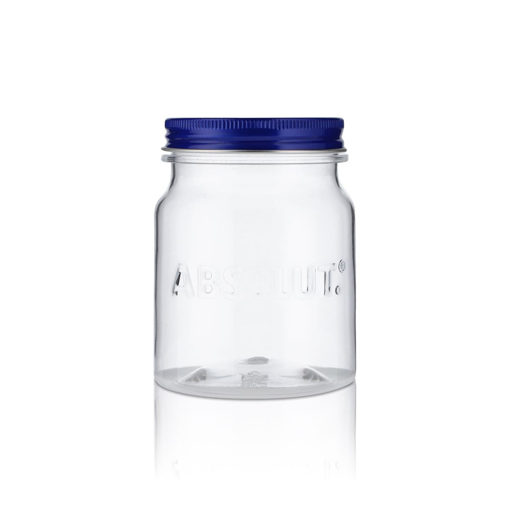 Absolut Vodka Acryl Glas Vodkagläser Plastikbecher mit Deckel