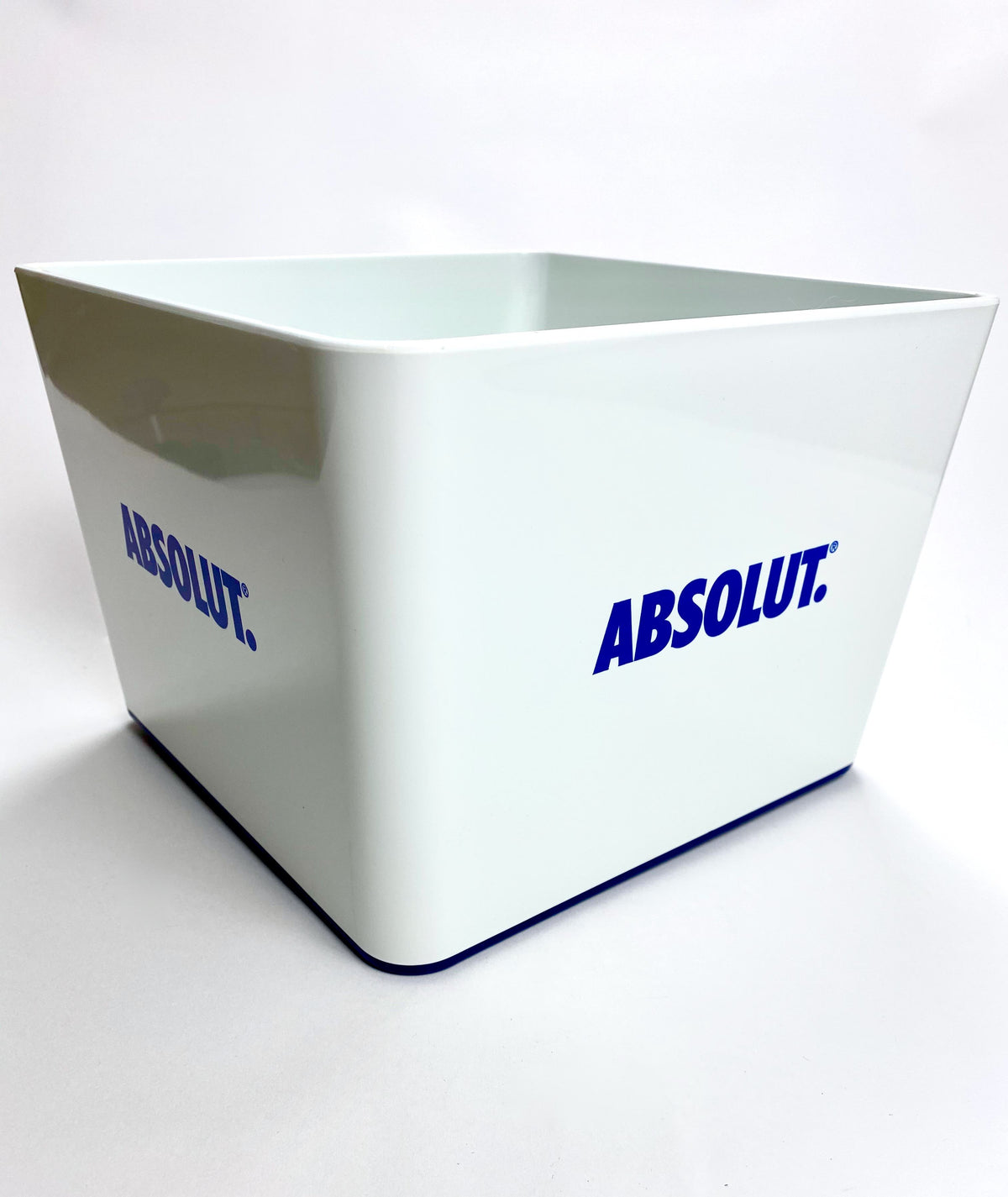Absolut Vodka Flaschenkühler Eiswürfelbehälter weiß ohne Deckel ohne OVP