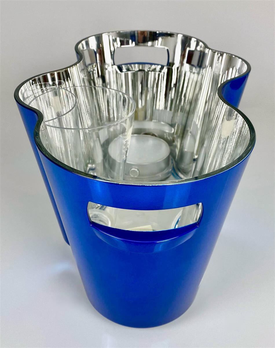 Absolut Vodka LED Akku Flaschenkühler Wellig Neu Wave Eisbox XXL beleuchtet Bar – Ansicht 8