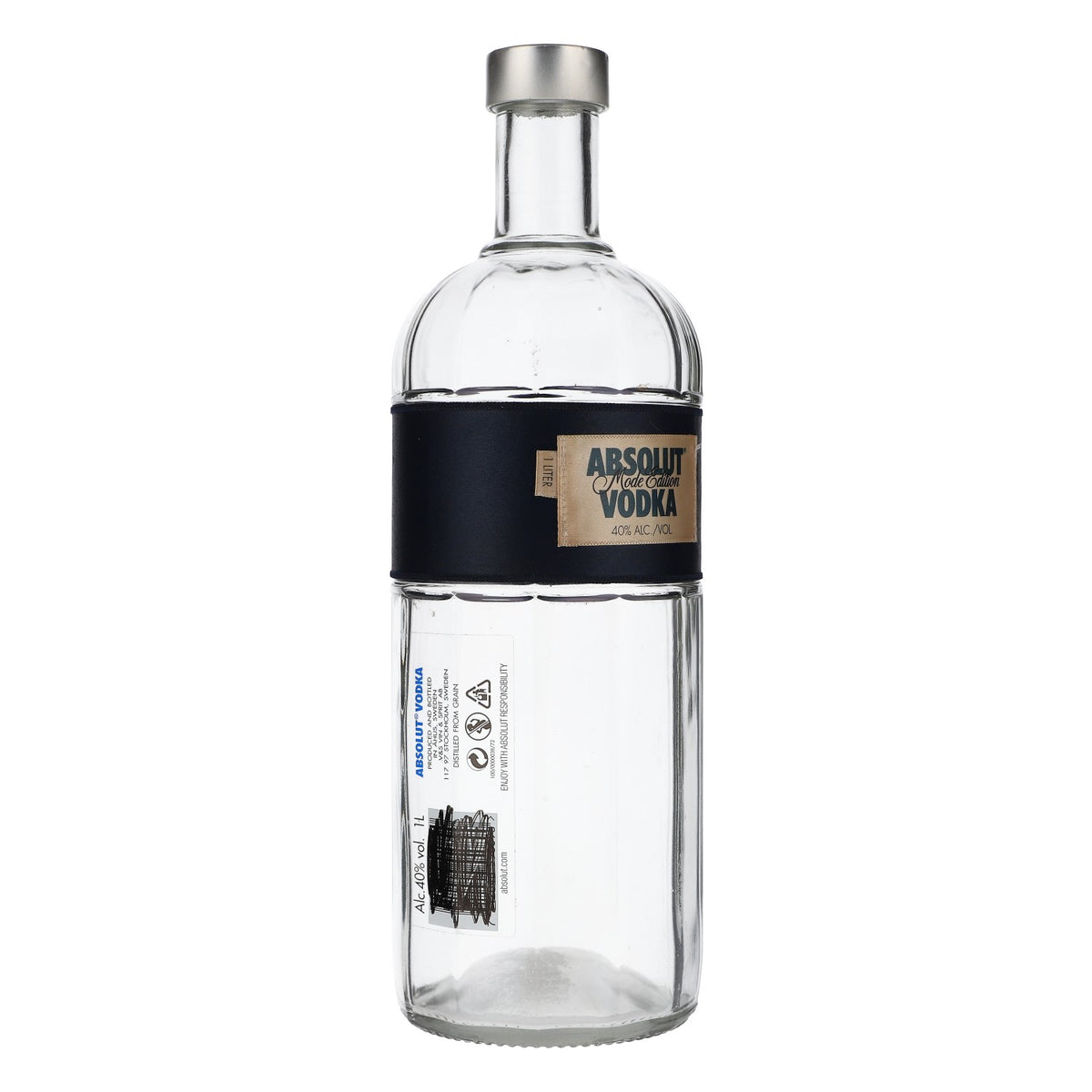 Absolut Vodka Showflasche Echtglas Dekoflasche Showbottle Showbottle 1,0l – Ansicht 2