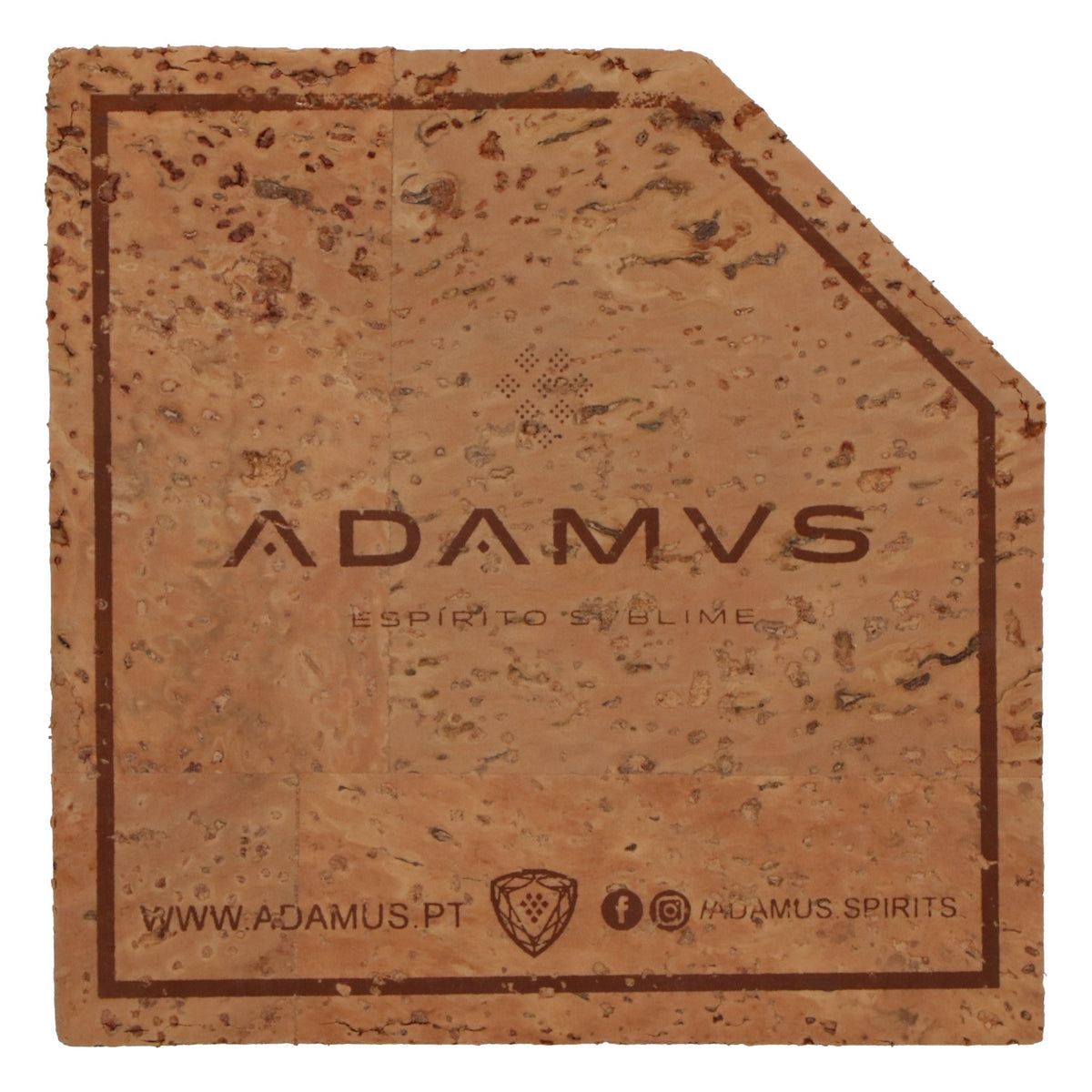 Adamus Gin Korkuntersetzer Bar Zubehör Glas Untersetzer Holz Natur