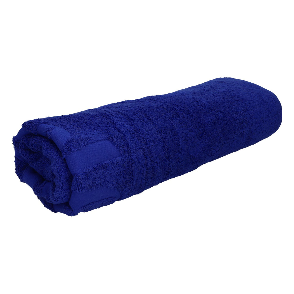 Adelholzener Wasser Handtuch 150x100cm blau Baumwolle Strand Sauna Bad
