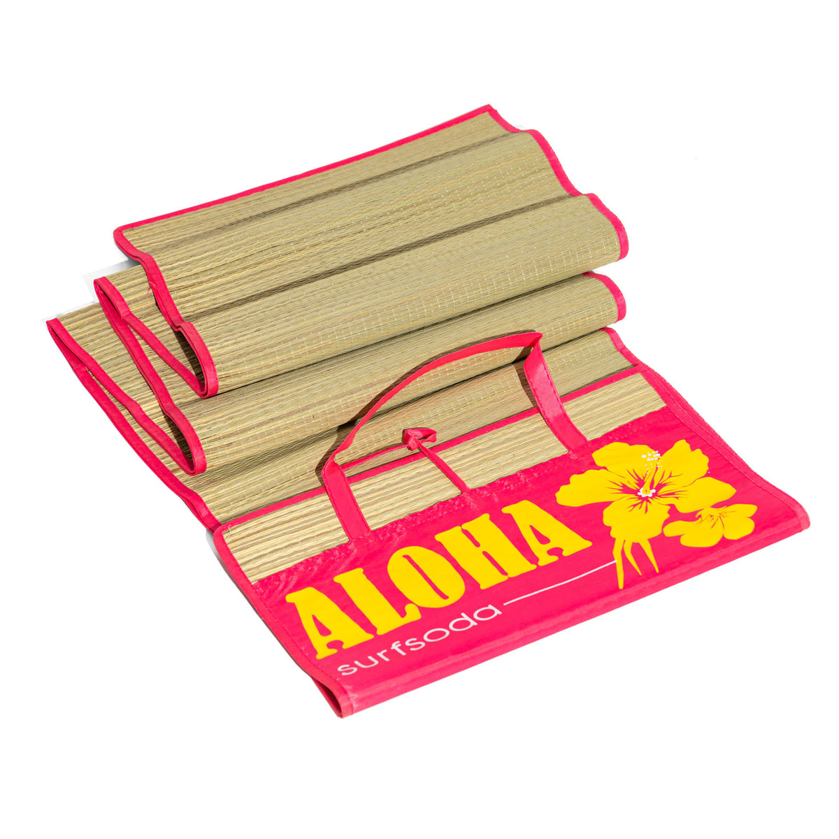Aloha Limonade Echt Strohmatte Strandmatte Badematte Campingmatte Surfing