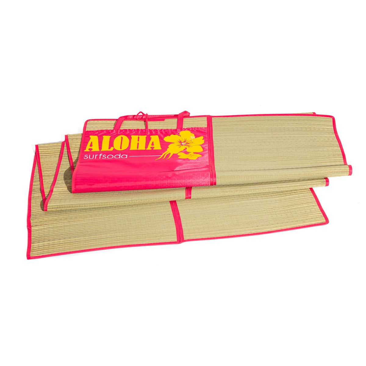 Aloha Limonade Echt Strohmatte Strandmatte Badematte Campingmatte Surfing – Ansicht 3