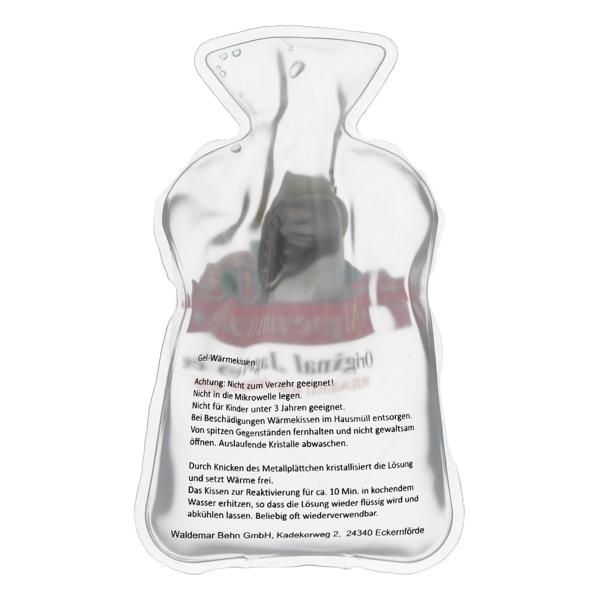 Alpenmax Rum Handwärmer rot Strickbezug Schneeflocken Taschenwärmer – Ansicht 5