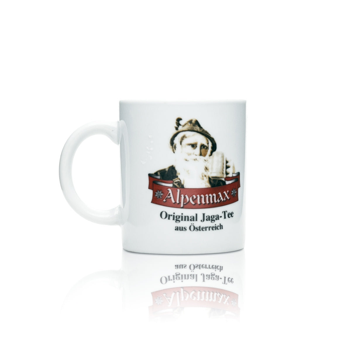 Alpenmax Rum Tasse Mäser 0,25l Glühwein Weihnachten Ski Glas Keramik Gläser