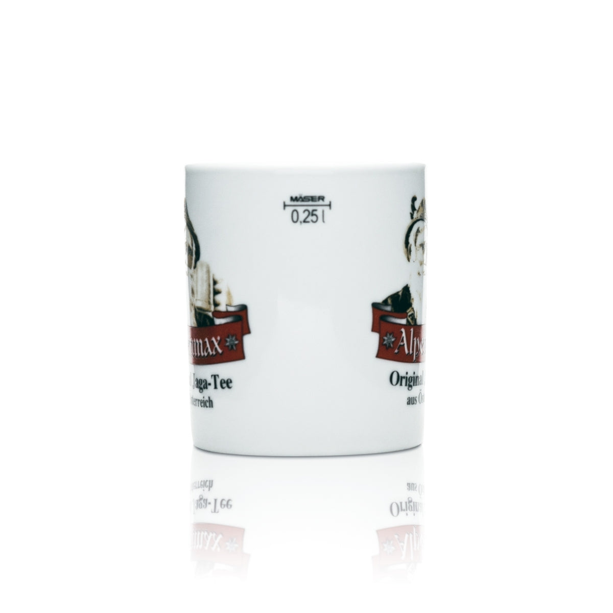 Alpenmax Rum Tasse Mäser 0,25l Glühwein Weihnachten Ski Glas Keramik Gläser – Ansicht 2