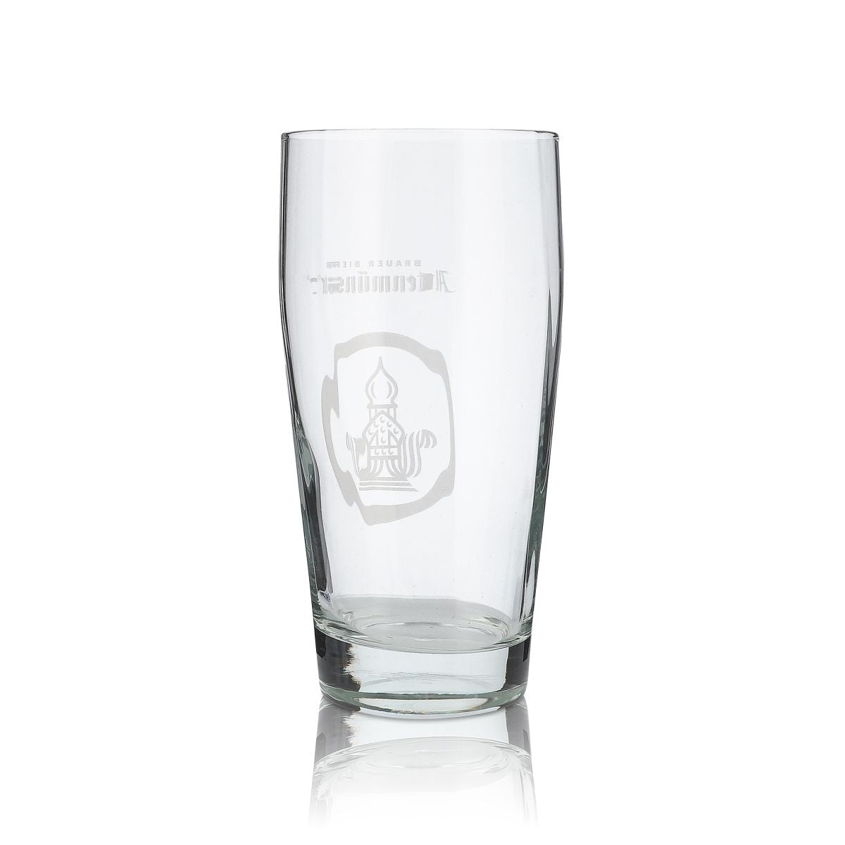 6x Altenmünster Glas 0,5l Bierglas Willi Becher Pokal Reliefschliff Gläser Set – Ansicht 3