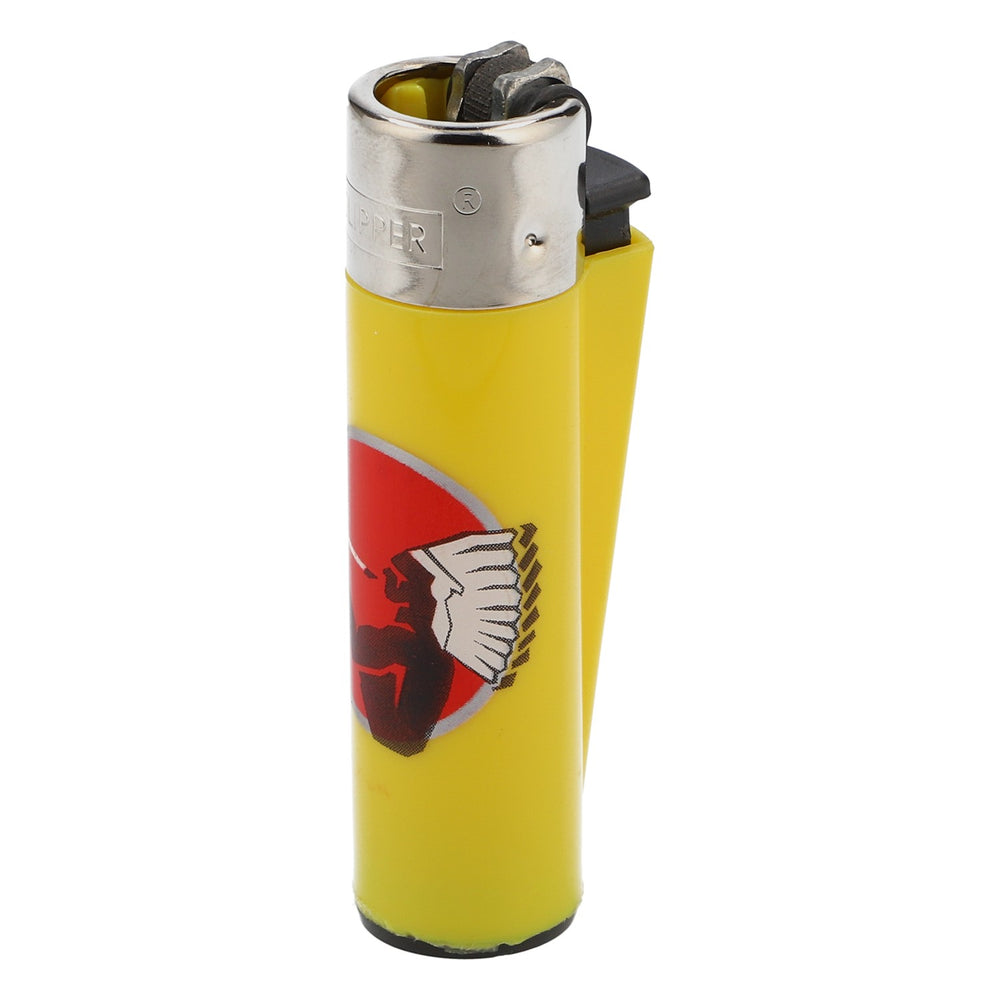 American Spirit Tabak Feuerzeug Lighter Classic Large Gelb reusable Clipper