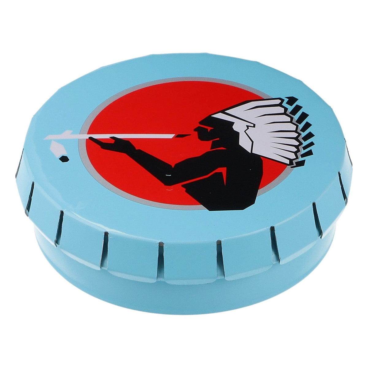 5x American Spirit Zigaretten Aschenbecher Strandascher Blechdose Mini Blau – Ansicht 4