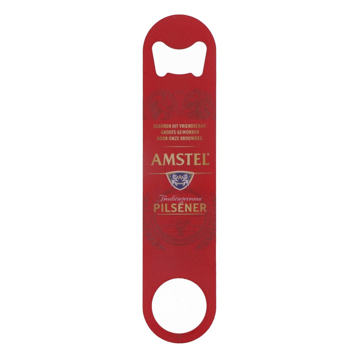 Amstel Bier Flaschenöffner Öffner Kapselheber Rot Metall – Ansicht 2