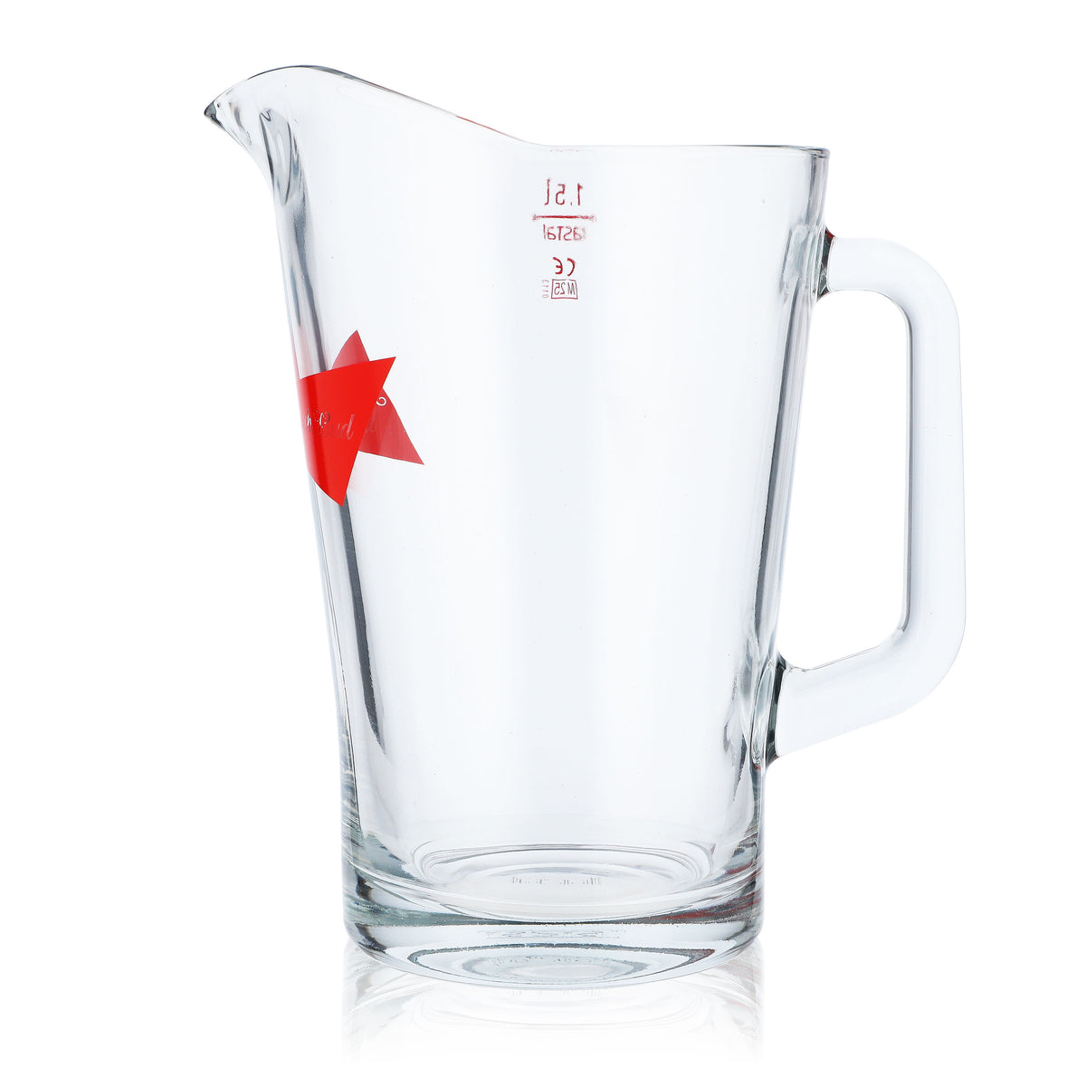 Anheuser Busch Bud Pitcher Bier 1,5l Glas Louisiana Krug – Ansicht 3