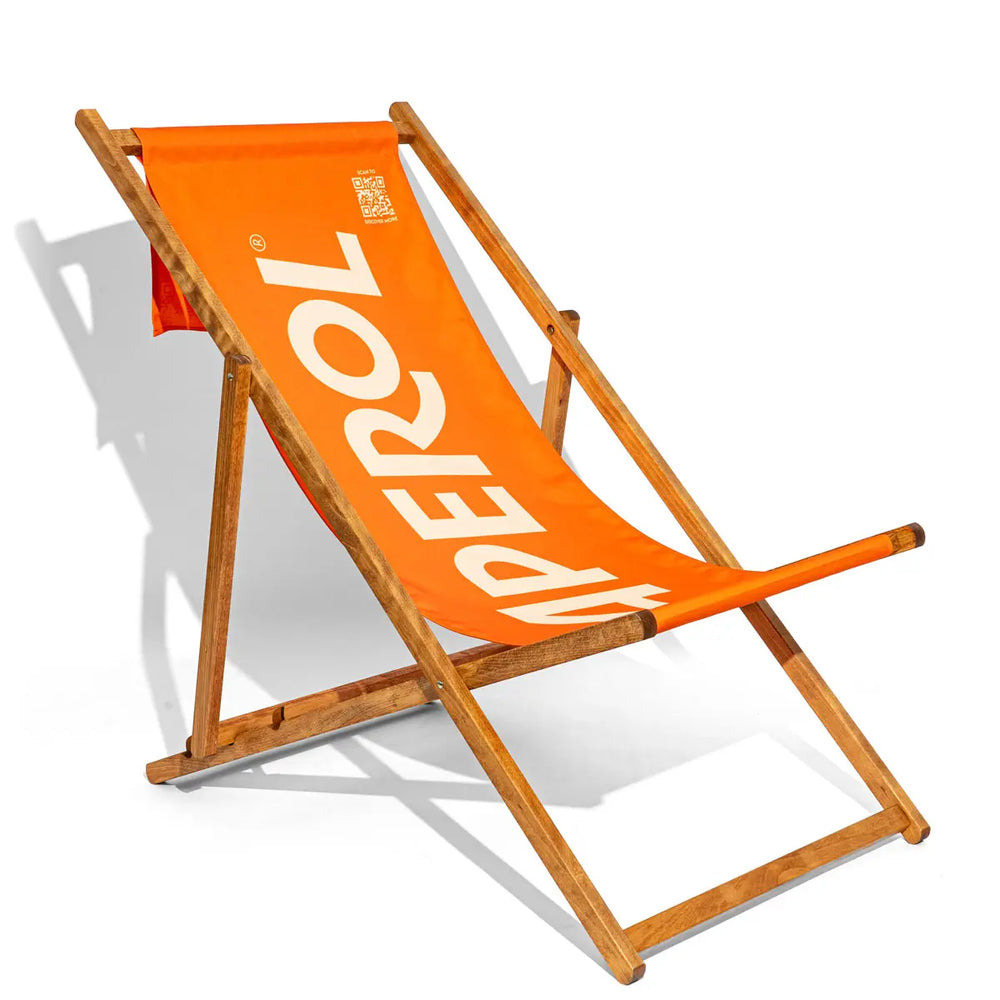 Aperol Liegestuhl Klapp Strand Garten Lounge Beach Camping Liege Möbel Chair