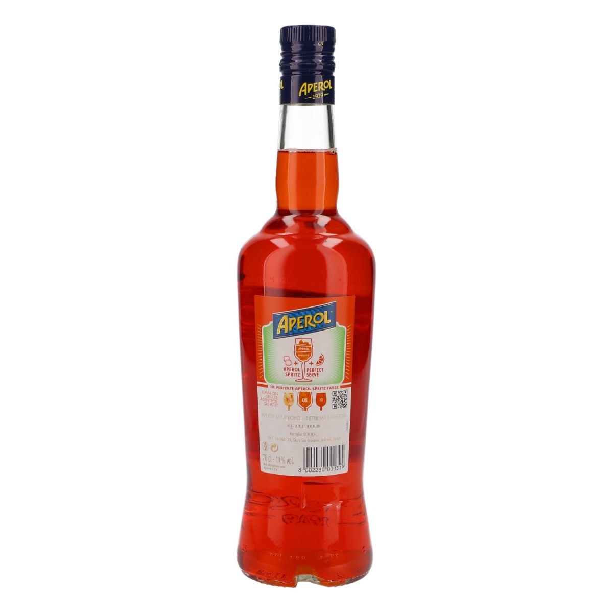 Aperol Spritz 0,7l Aperitivo 1919 11% vol. Flasche Bitterlikör – Ansicht 3