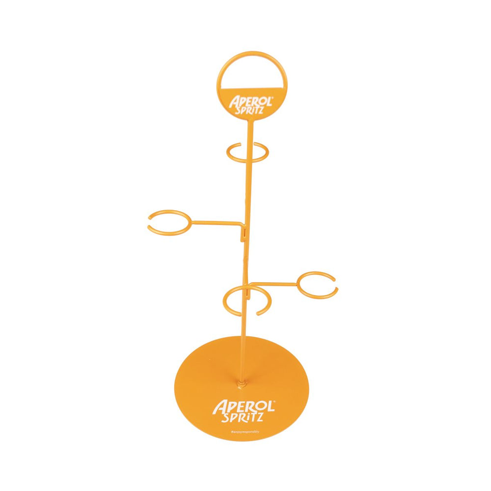 Aperol Spritz Gläserbaum 4 Gläser Halter Aufsteller Deko Gastro Werbung Merch
