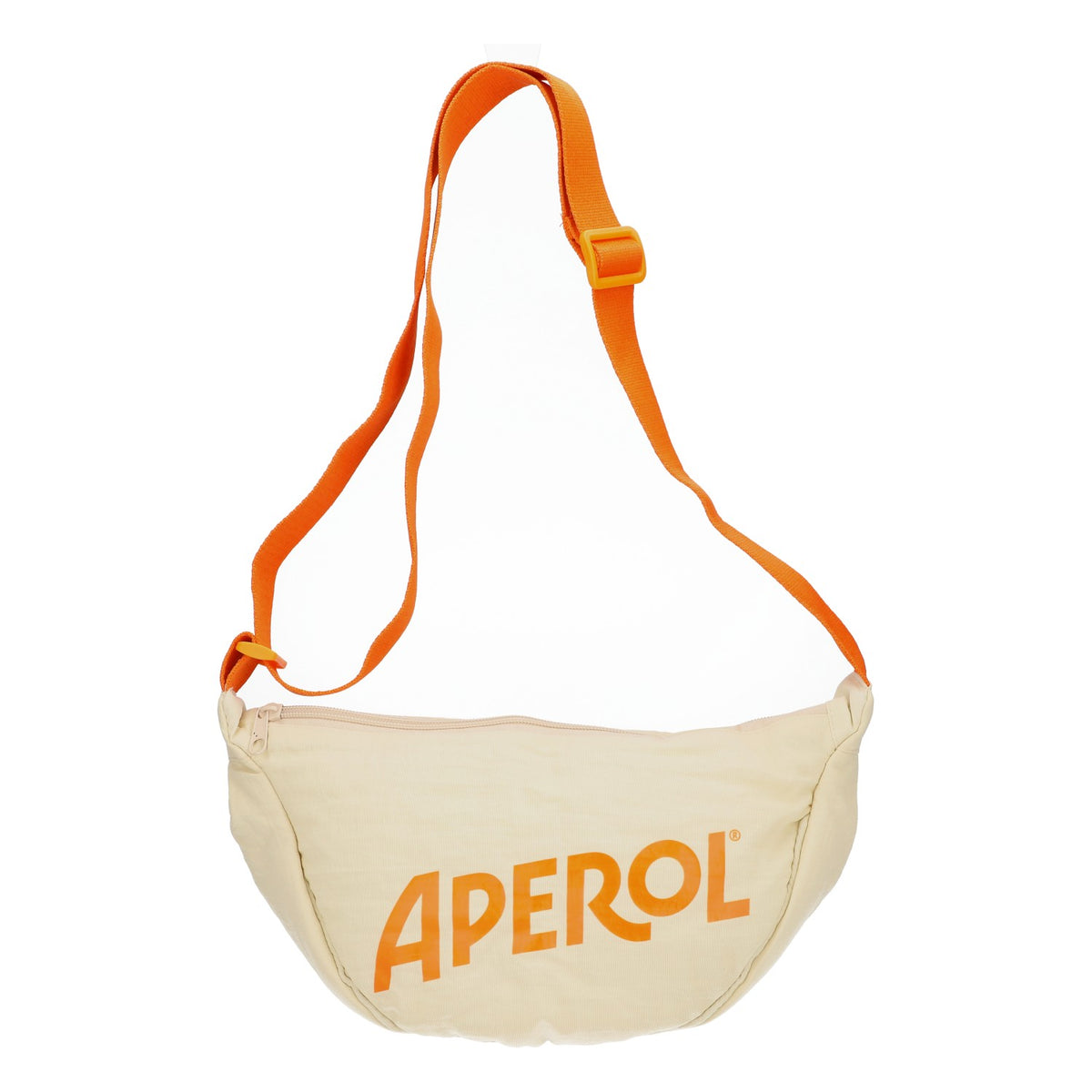 Aperol Spritz Likör Bauchtasche Hüfttasche Beige Orangenes Band Fanny Bag – Ansicht 4