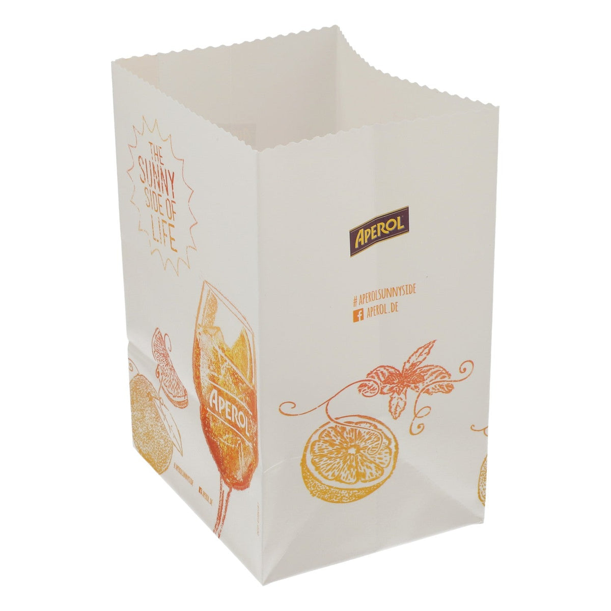 Aperol Spritz Bar Bundle Set aus 2 x Signature Gläser Strohhalme Teelichthalter – Ansicht 4