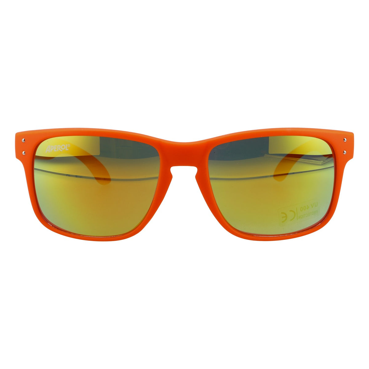 Aperol Spritz Likör Sonnenbrille UV 400 Neue Version 2025 Orange weißes Logo – Ansicht 2
