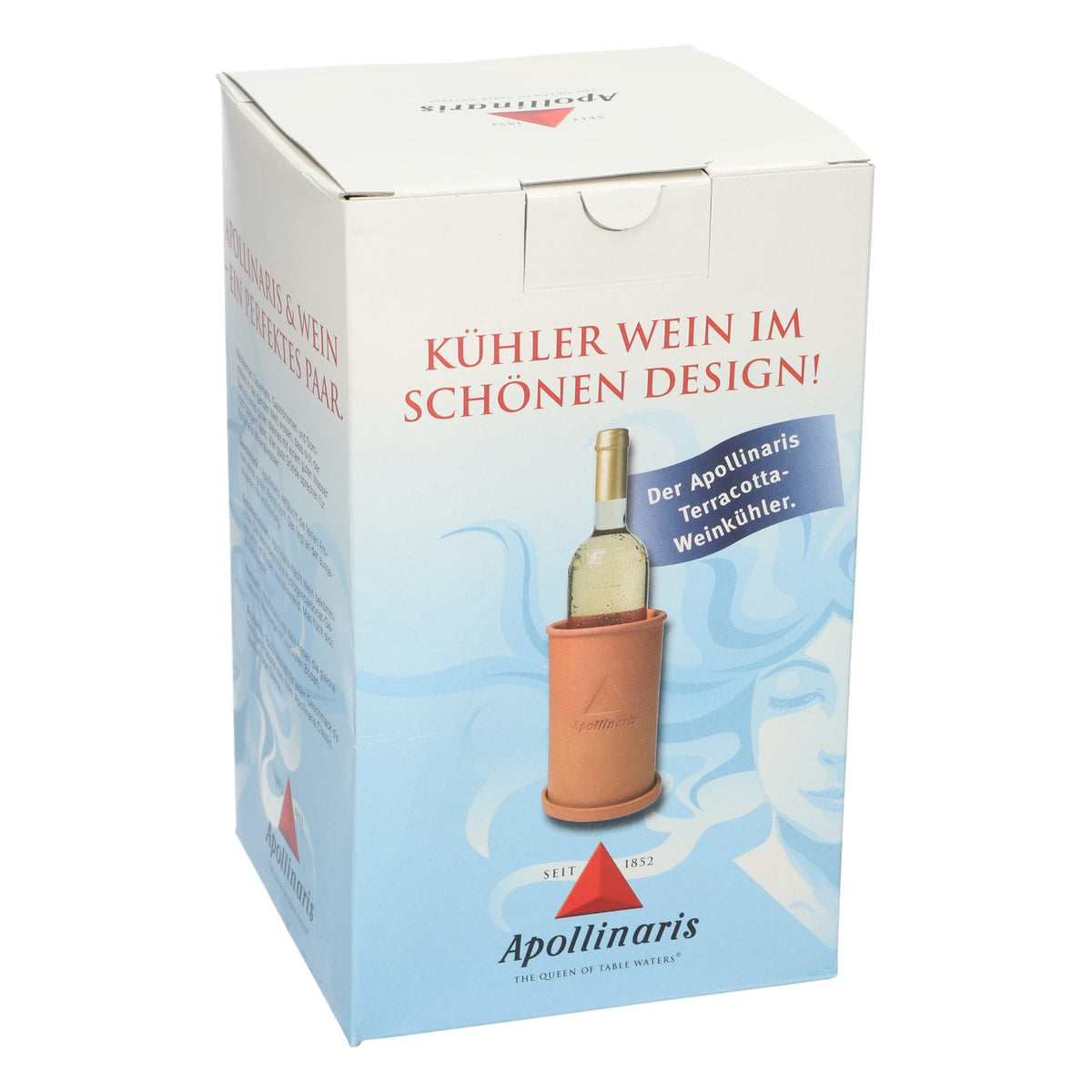 Apollinaris Ton Kühler Flaschen Konferenzkühler Keramik Terracotta Weinkühler – Ansicht 3
