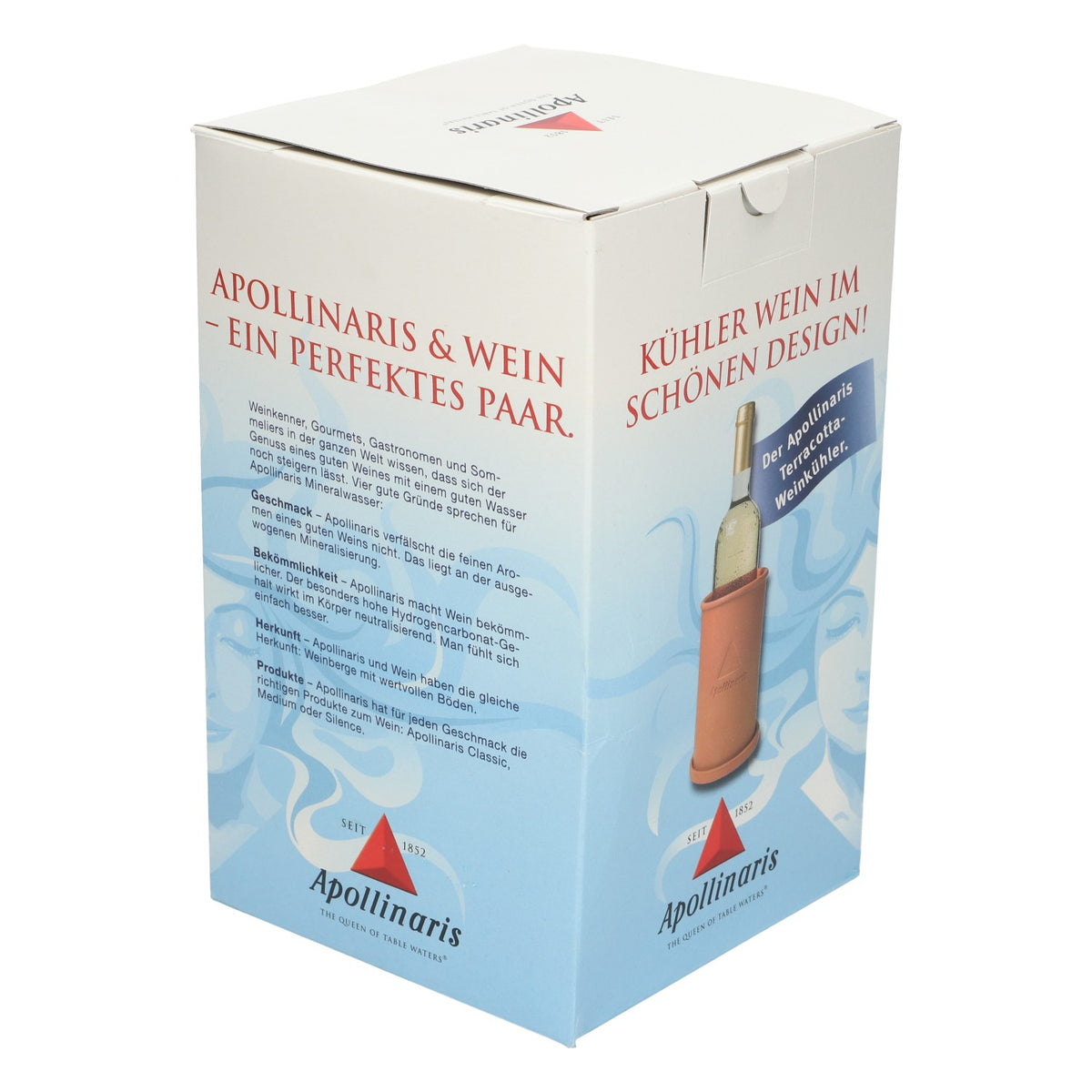 Apollinaris Ton Kühler Flaschen Konferenzkühler Keramik Terracotta Weinkühler – Ansicht 4