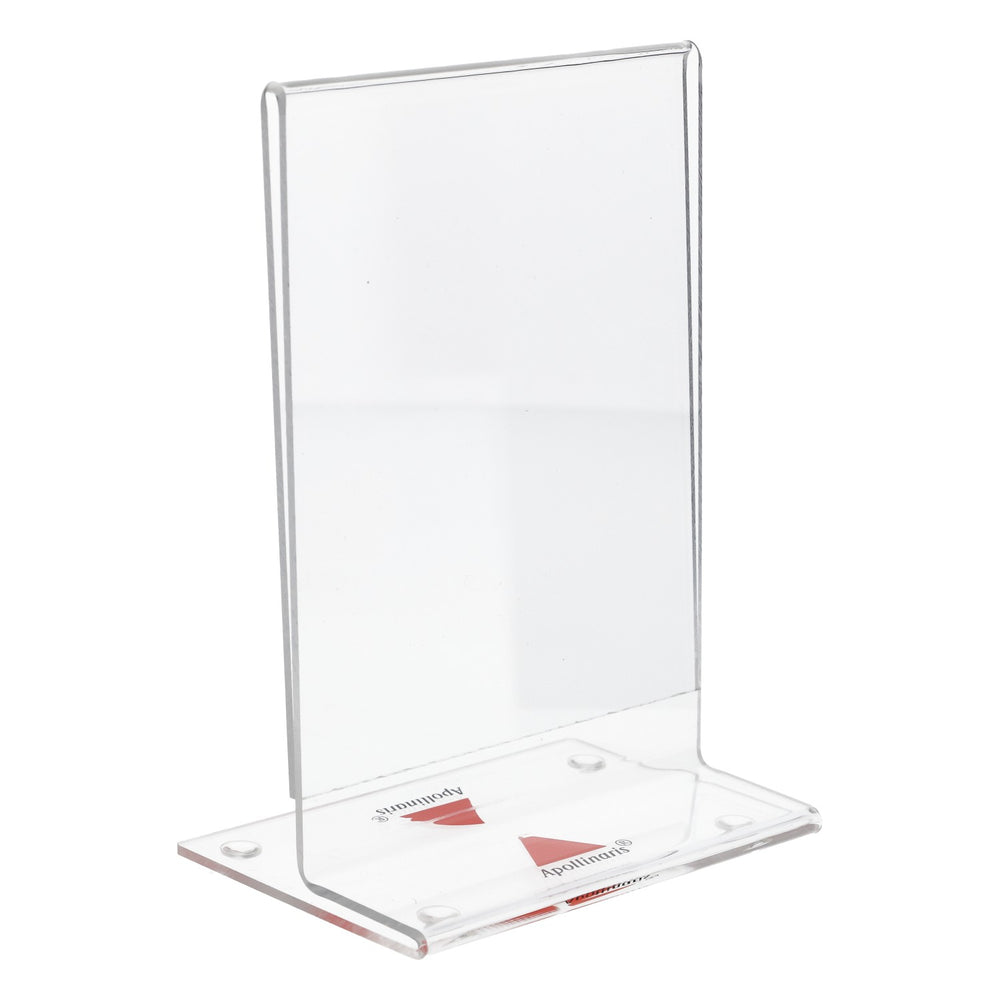 Apollinaris Wasser Acryl Tischaufsteller Kartenhalter transparent