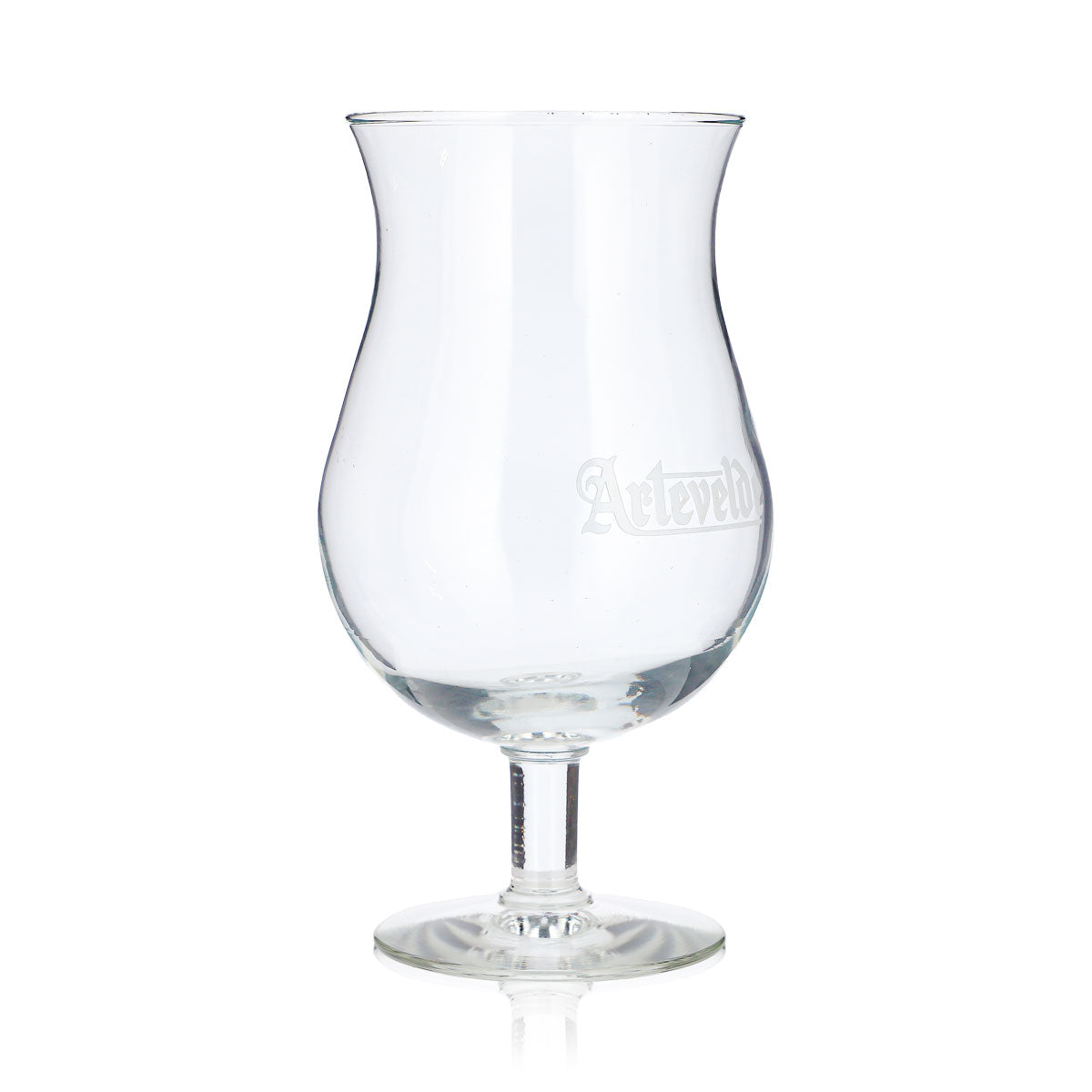 Artevelde Bier Glas 0,6l Pokal weißes Logo – Ansicht 3