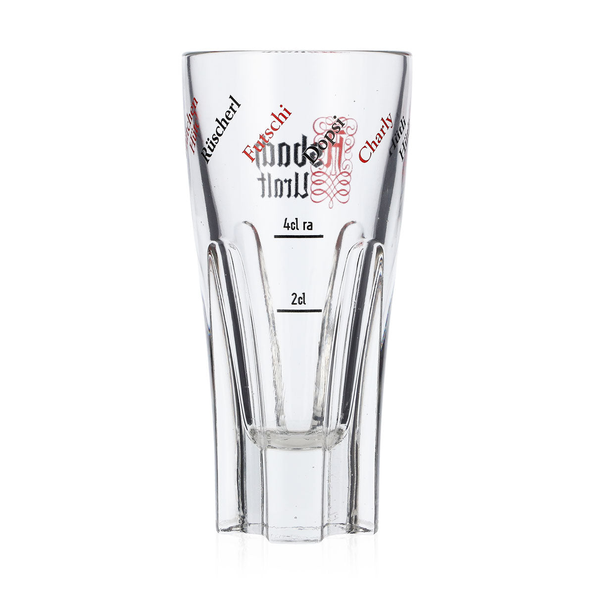 Asbach Weinbrand Glas Uralt 2cl/4cl Futschi Glas mit Sprüche – Ansicht 3
