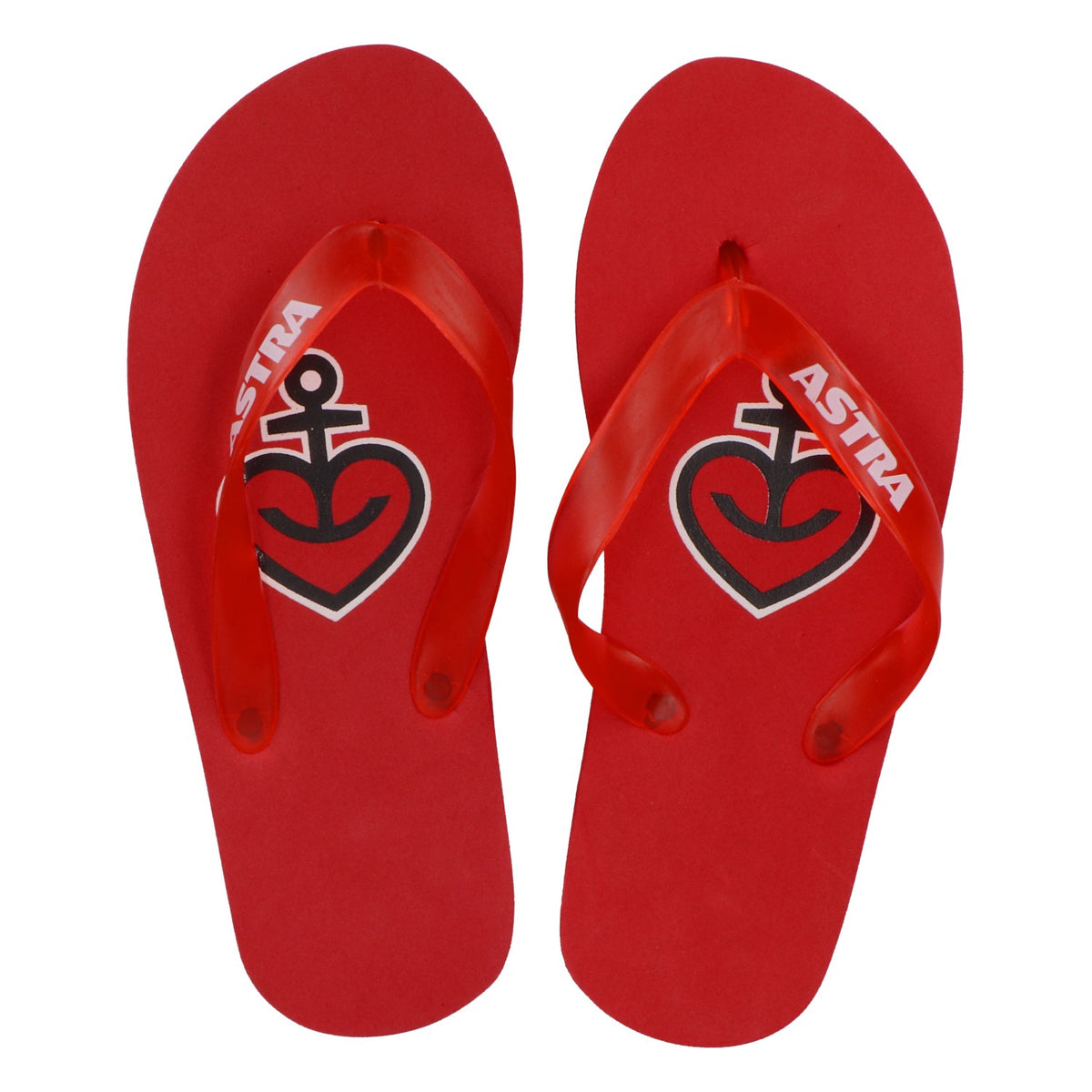 Astra Bier Badelatschen Zehentrenner Badesandalen klein rot Gr. 36/37 – Ansicht 2