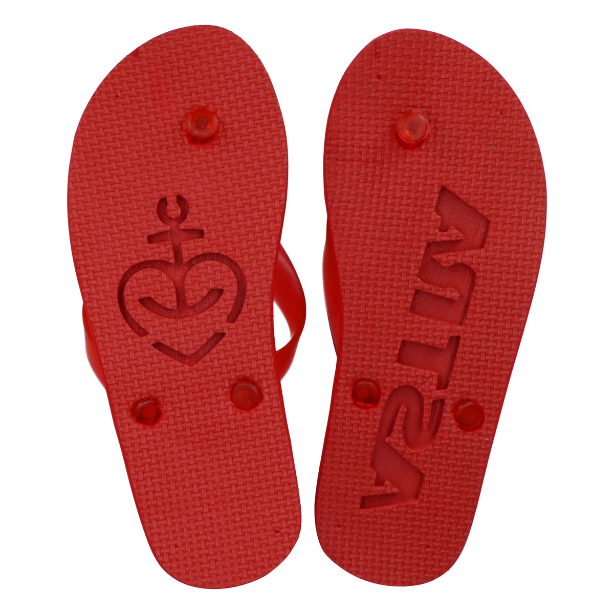 Astra Bier Badelatschen Zehentrenner Badesandalen klein rot Gr. 36/37 – Ansicht 3