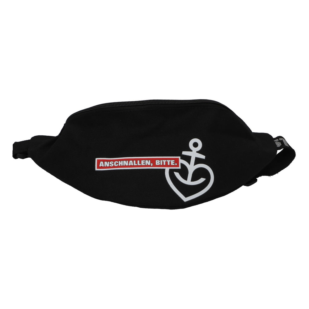 Astra Bier Bauchtasche Anker Schwarz Ankerherz ANSCHNALLEN BITTE Kult