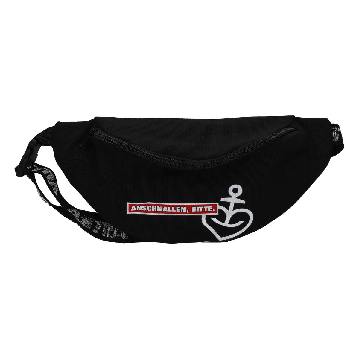 Astra Bier Bauchtasche Anker Schwarz Ankerherz ANSCHNALLEN BITTE Kult – Ansicht 4