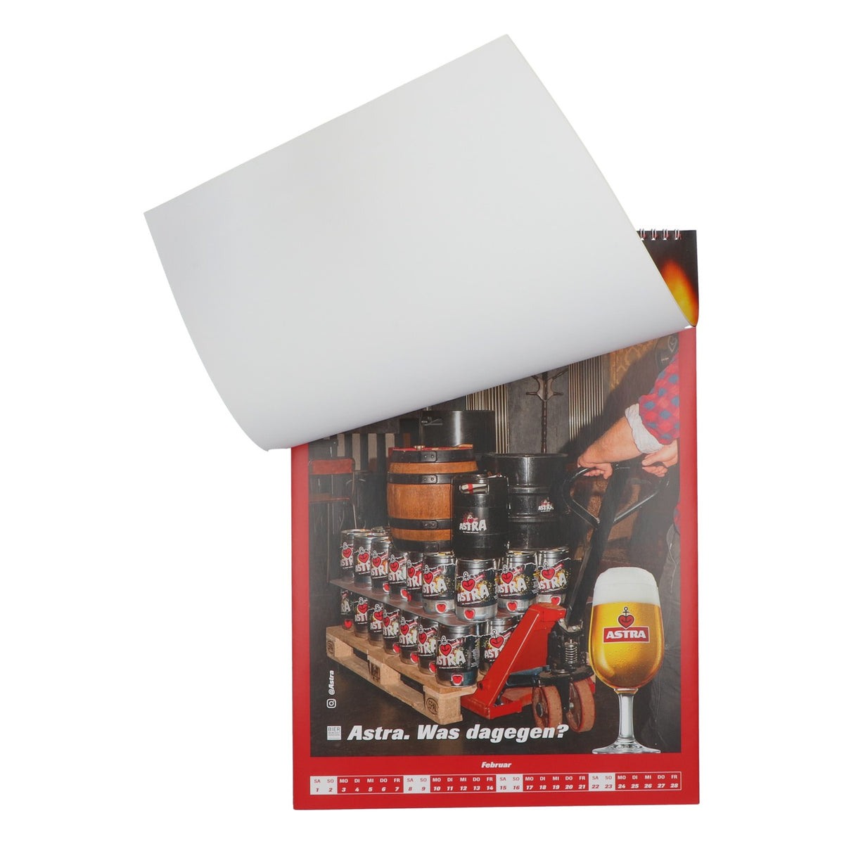 Astra Bier Kalender 30x42 cm "DIE KANN JETZT HELL SEHEN" 2025 – Ansicht 3