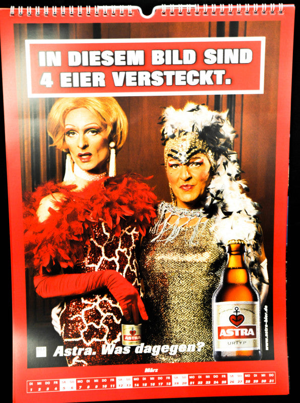 Astra Bier Wandkalender 2016 Bilderkalender "Endlich Sixpacks für alle" – Ansicht 4
