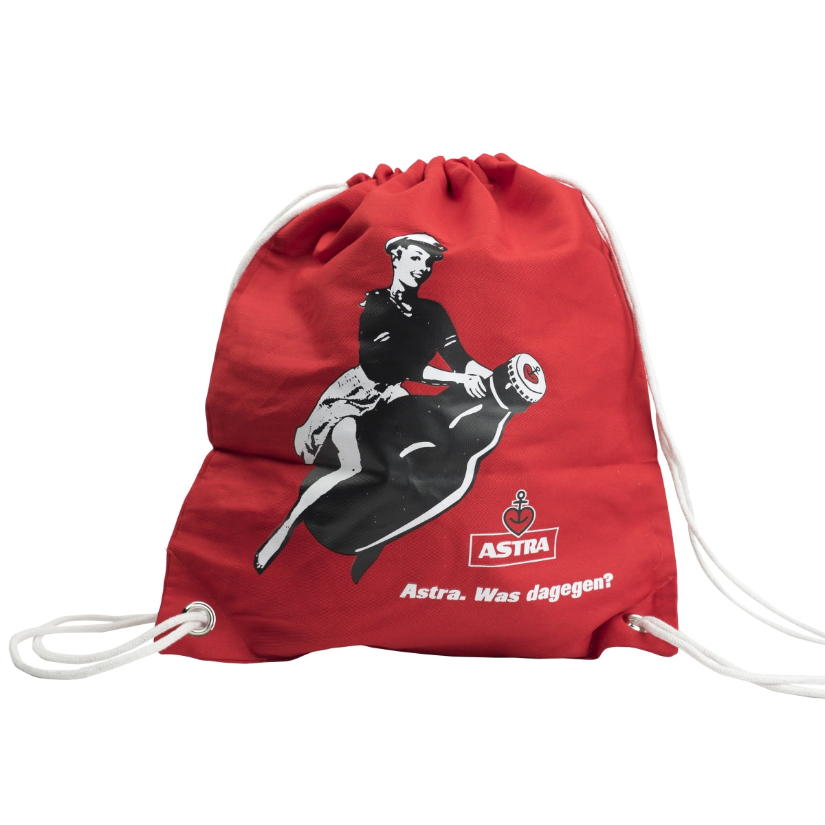 Astra Jutebeutel Tasche Rucksack Backpack Gym Sportbeutel Strand Einkauf Trage – Ansicht 2