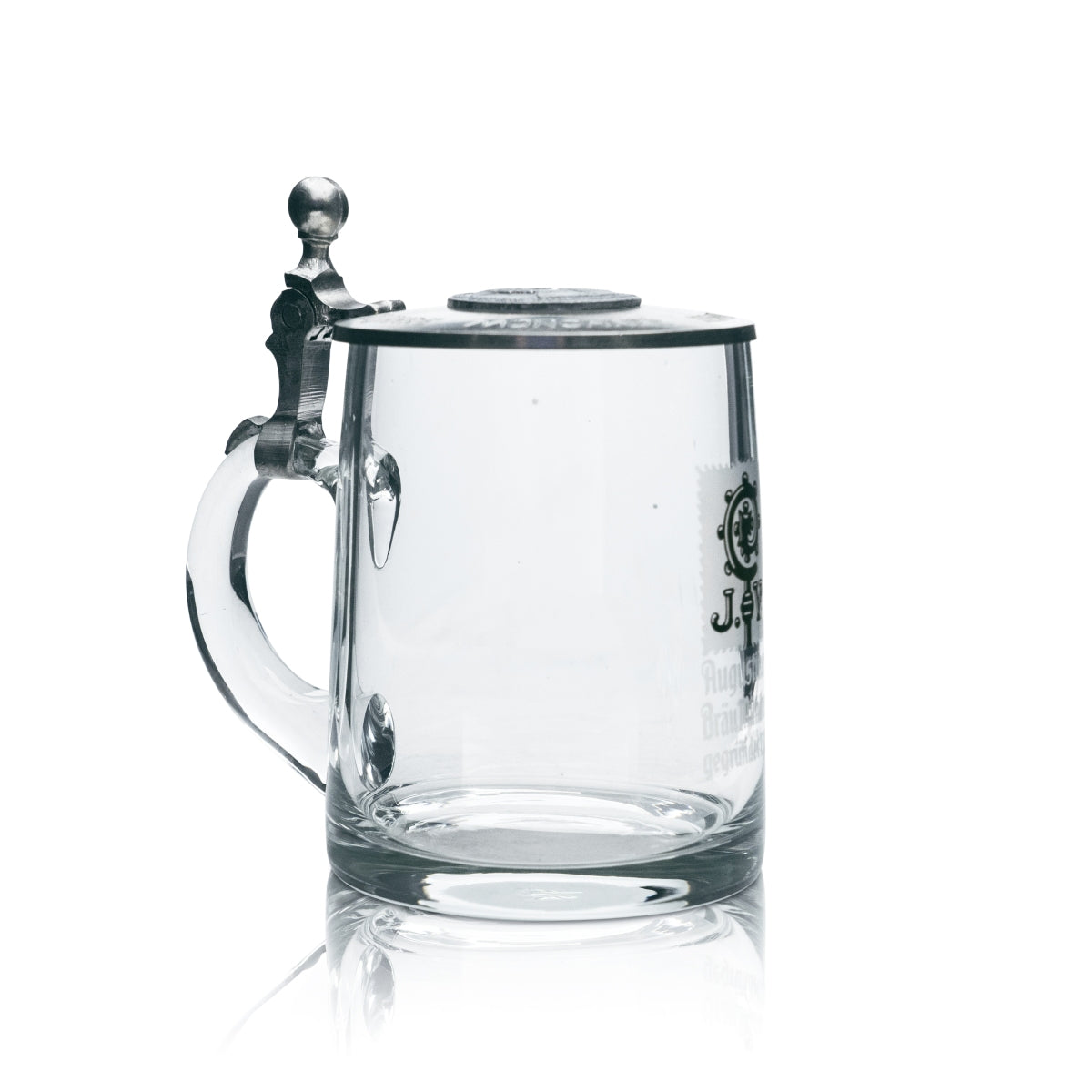Augustiner Sammler Glas 0,5l Krug Humpen 500 Jahre Münchner Reinheitsgebot Rar – Ansicht 2