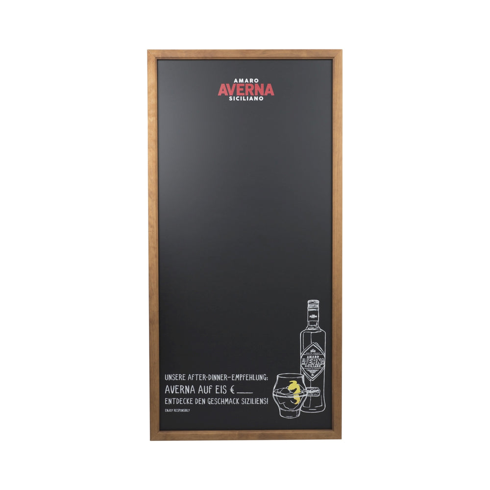 Averna Amaro Kreidetafel 120x60 Holzrahmen Gastro Menu Board Wand Reklame