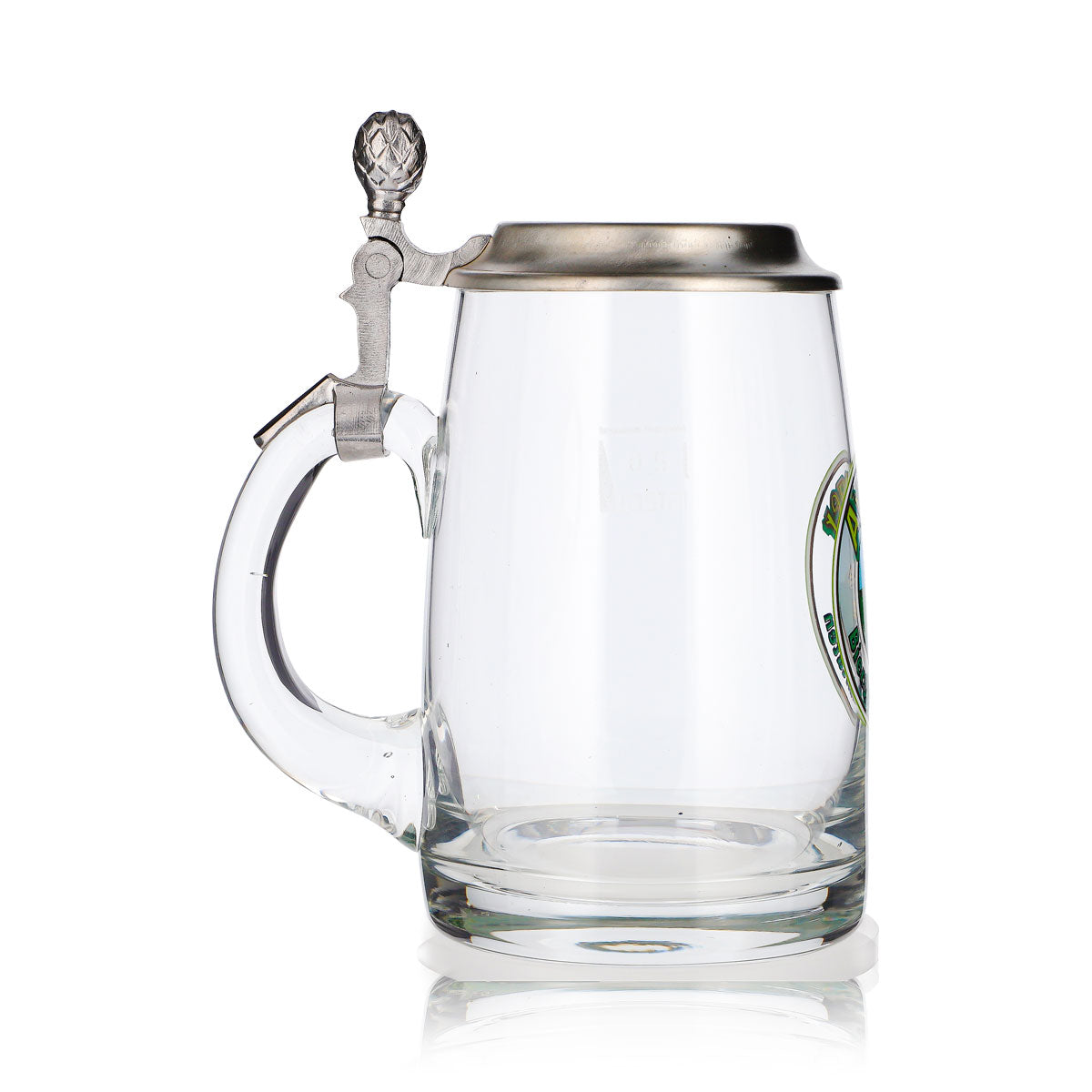 Ayinger Bier Glas Krug Bierseidel Bierhumpen 0,5l mit Zinndeckel Rastal – Ansicht 3